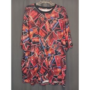 Fresh Prints of Bel Air Neon Red‎ Light District Amsterdam T-Shirt 5XL Men
